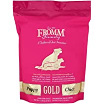 Bag of Fromm Gold Chicken Recipe dog food with a polar bear illustration.